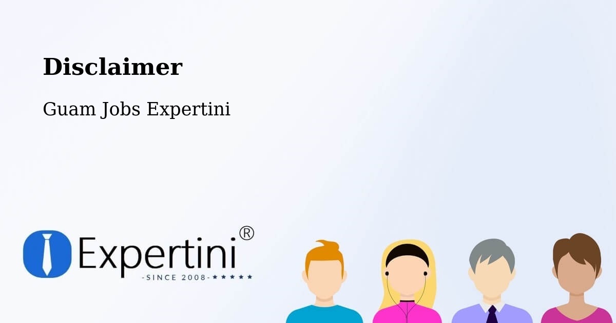 Disclaimer – Oka - Guam Jobs Expertini